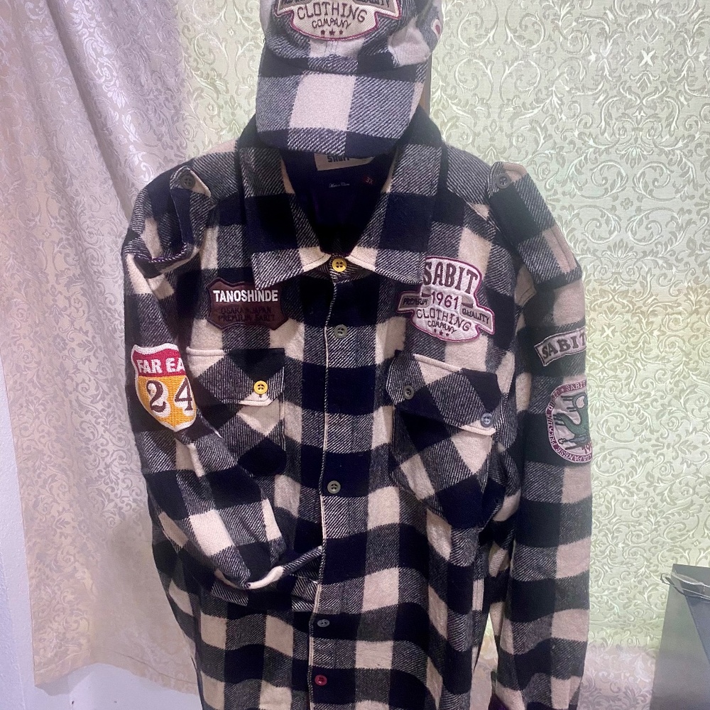 SABIT Vintage FAR EAST shirt/Jacket Sz 3X